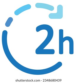 2.º reloj azul y blanco