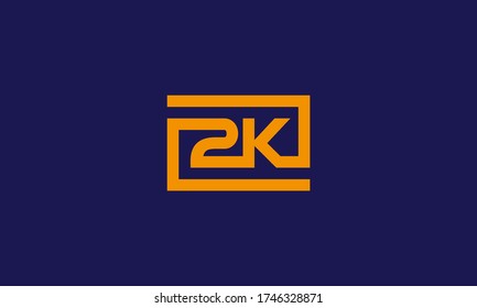 2k logo design . abstract 2k icon design with clean and modern popular style . vector illustration eps10