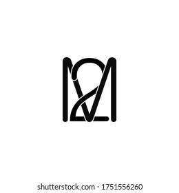 Diseño del logotipo original en monograma de 2m letras