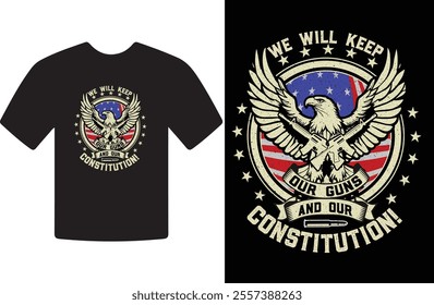 2nd amendment t-shirt design for USA peoples.