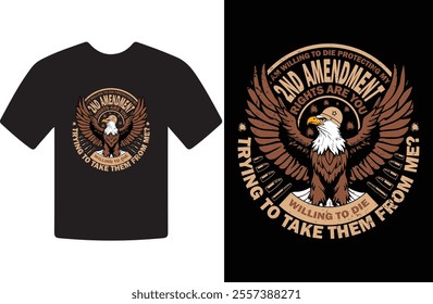 2nd amendment t-shirt design for USA peoples.