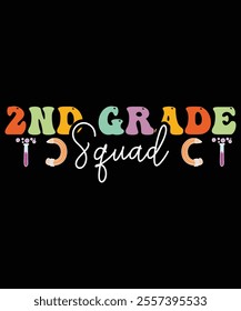 2nd grade Squad,  Back to School Supplies Vectors, School Outfit and Teacher Gifts, Educational Tools and Student Life, Back-to-School Bash AND Decor, Kids Fashion And Trends, Teacher Day