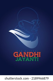 2nd October- Gandhi Jayanti with Nation Hero and Freedom Fighter Mahatma Gandhi for Gandhi Jayanti 