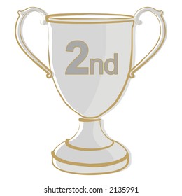 2nd Place Trophy Images Stock Photos Vectors Shutterstock