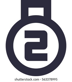 2nd Position Vector Icon