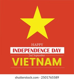 2nd September Independence Day of Vietnam greetings post for social media