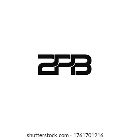 Original-Monogramm-Logo-Design mit 2pb-Buchstaben