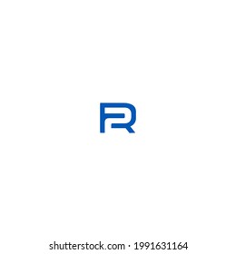 2r r2 letter  Logo creative flat modern