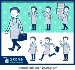 2tone type Doctor old men_set 02