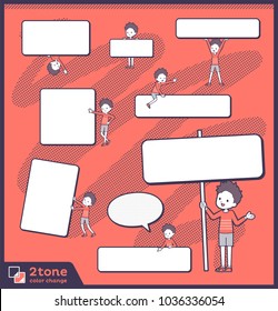 2tone type short hair boy_set 13
