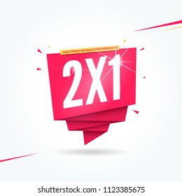 2X1 Half Price Commercial Tag