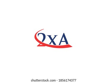 2xa logo design vector template