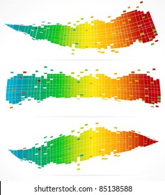 3 Abstract Colorful Backgrounds