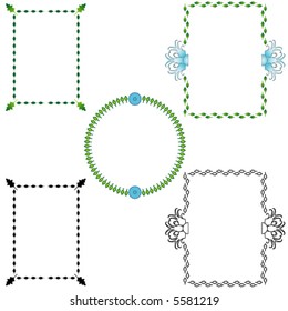 3 Air element decorative borders