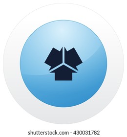 3 arrows facing each other icon
