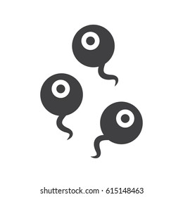3 bacteria Sphere icon design