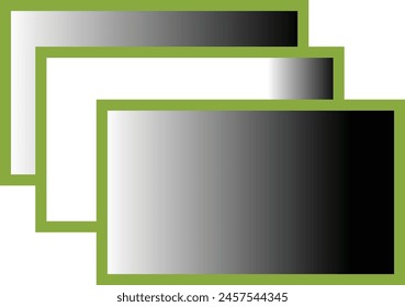 3 caja icono lienzo victor art EPS formet 