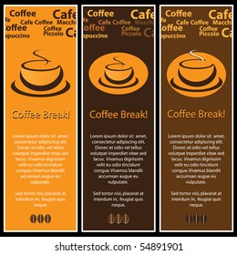 3 Kaffeebanner