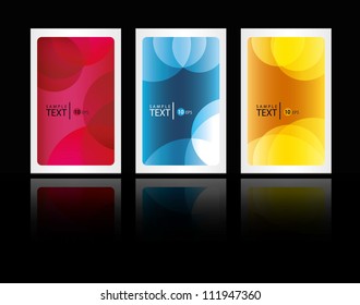 3 color business cards