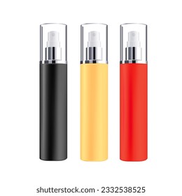 3 color cosmetics lotion bottle spray serum 
