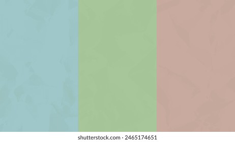 3 Farbe gefaltete Papier-Vektorillustration.