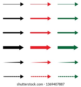 3 Color vector arrow icon set,This is high resolution icon set.you can use this graphics anywhere print and website.this is print ready vector design.