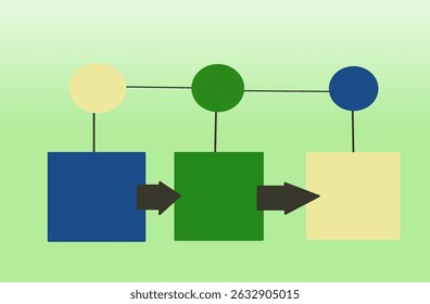 Modelo de estilo infográfico de 3 colunas