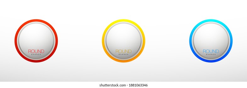 3 components chart make up something. Modern business circle infographics three options banner. Vector layout piece chart workflow. 3 piece diagram number component. Three step up options web design