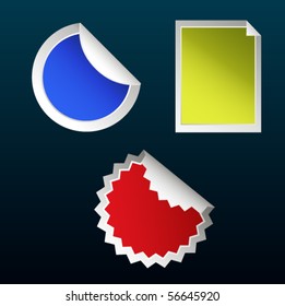3 cool stickers