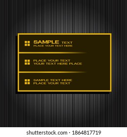 3 D business card template vector design