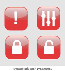 Icono de botón 3 d ilustración para tu sitio web, aplicación o negocio