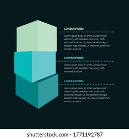 3 D Infographic - Levels