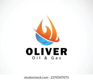 3 D oil and gas logo design. Colorful 3 D oil and gas logo vector template. oil and gas concept with 3 D style design vector.