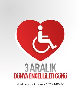 3 December World Disability Day.