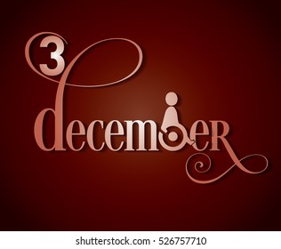 3 December world disabled day
