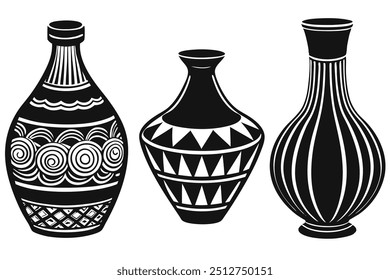 3 diferença bela ilustração vaso