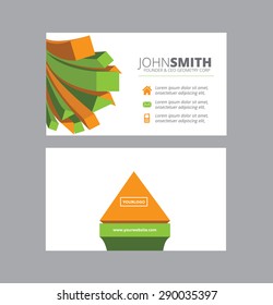 3 Dimensional Geometry Business Card