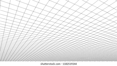 3 Dimensions grid line for 3D design and can be use for geometric background or drawing using grid line for guiding easy for making line or curve from grid to grid point to point on white background.