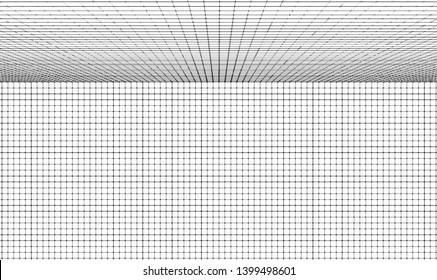 3 Dimensions grid line for 3D design and can be use for geometric background or drawing using grid line for guiding easy for making line or curve from grid to grid point to point on white background.