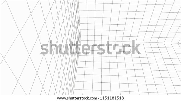 3 Dimensions grid line for 3D design and can\
be use for geometric background or drawing using grid line for\
guiding easy for making line or curve from grid to grid point to\
point on white background.