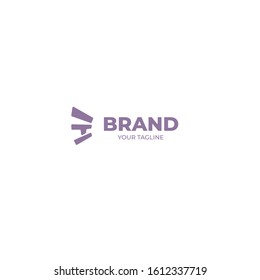 3 E F letter logo