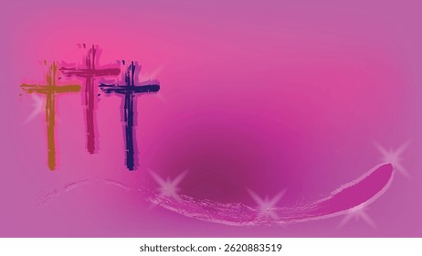3 easter with brush grain by using a sun