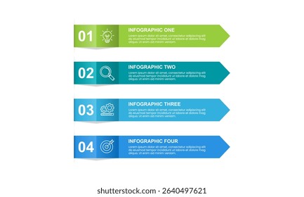3 Elements Infographic to success. Presentation, Report, Banner, Information, Strategy and Plan. Vector illustration.