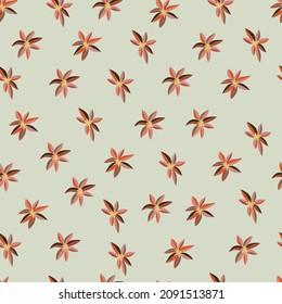 3 Flower collection of prints Seamless for fabrics