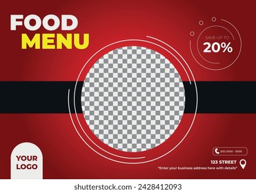 3 - flyer template for fast food and burger restaurants, fully editable and vectorized.