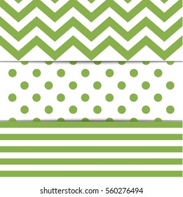 3 Green Pattern For Cute Backgrounds