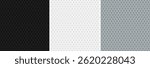3 Hockey Jersey Mesh Seamless Vector Patterns in Black, White and Silver Gray. Los Angeles Team Sports Background. Athletic Fabric Texture Close-Up. Breathable and Moisture Wicking Sportswear Textile.