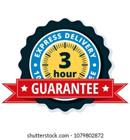 3 Hour Express Delivery illustration