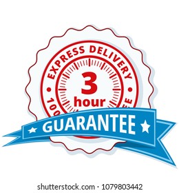 3 Hour Express Delivery illustration