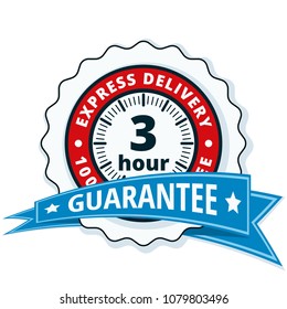 3 Hour Express Delivery illustration